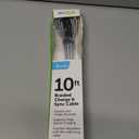 Cell Candy - Braided Charge & Charge Sync Cable - Micro-USB - 10 Foot - Silver