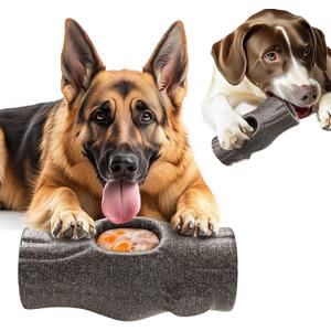 Dog Toys for Aggressive Chewers,Indestructible Dogs Toy for Large/Medium Breed,Frozen Dog Treat Holder to do Keep Them Busy to Reduces Anxiety (10, brown)