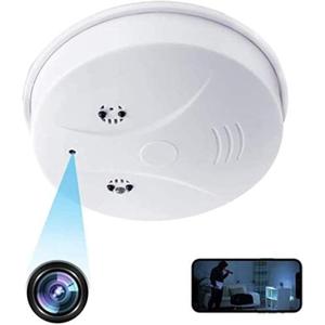 TANGMI Hidden Camera Smoke Detector Wireless WiFi Camera with Video 1080P HD Small Camera with Night Vision and Motion Detection Indoor Cam for Home Security