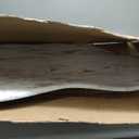 Small Coffee Table Cloud Shape Coffee Tables Unique White Wood Grain Tabletop Floor Table Farmhouse Rustic Decorative Center Sofa Table for Living Room Small Spaces