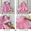 Fairy Tale Tutu Dress for Girls – Sparkly Party Dress with Sequin Bow Headband for Birthdays and Celebrations