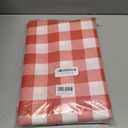 Classic Gingham Buffalo Tablecloth Fabric - Oblong 90x132 Inch Water Proof Checkered Table Cloth for Indoor Outdoor - Table Cover for Birthday, Picnics, BBQs, and Parties