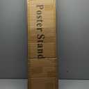 WHAUU Display Stand Sign Holder,Heavy Duty Adjustable Pedestal Sign Stand Up to 75 inch,Double-Sided for Board & Foam Sign,Sign Stand with Base,Fit Wedding,Restaurant or Business(Poster not Included)