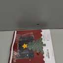 Brightown-Christmas-Tree-Topper, Christmas Star Tree Topper Lighted 3D Hollowed Gold Pentagram Built-in 10 Bulbs Golden Glitter Sparkling Plug in Vintage Indoor Holiday Xmas Decorations Ornaments