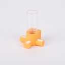 Jumping Spider Water Dispenser, Magnetic Hanging Feeder,Suitable for Jumping Spiders,Tarantulas, Praying Mantises,Arboreal Animals, and Other Small Animal Enclosure Accessories,5ML (Orange)