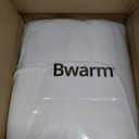 Bwarm Waterproof Heated Mattress Pad, ETL Certified Bed Warmer with 9 Heat Settings, 112 Hours Auto Off Deep Pocket, Machine Washable, White Foot Queen