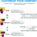 Talatex Talalay 100% Natural Premium Adjustable Latex Pillow, Shredded Latex Pillow Helps Relieve Pressure, Perfect Package Best Gift with Removable Tencel Cover (SilkStrand, Standard)