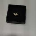 Birthstone Rings for Women Non Tarnish Gold Rings Mothers Day Gifts Birthday Gifts for Teen Girls Dainty 14K Plated Adjustable CZ Stacking Promise Ring Christmas Stocking Stuffers Anniversary Jewelry for Friend Sister Girlfriend Mom (04-04 Apr & Apr)