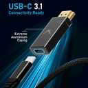 Futurizta Tech USB-C Female to HDMI Male Adapter 4K 60Hz, USB-C to HDMI Converter, Thunderbolt 3/4 Compatible, 4K Ultra HD Display Adapter Compatible with MacBook, iPad Pro, Samsung Galaxy, and More