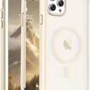 Magnetic for iPhone 11 Case, [Compatible with MagSafe][Military Grade Drop Protection][Heavy Duty Protection][Non-Slip][Shockproof] 2-Layer Durable Bumper Phone Case 6.1''-Antique White