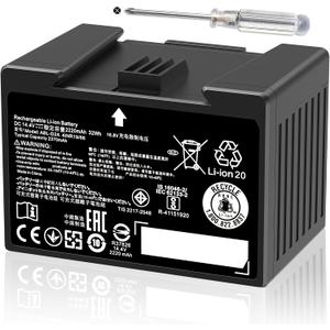 ABL-D1 ABL-D2A Battery for iRobot Roomba i7 i7+ 7150 7550 and i3 i3150 i3+ i4 i4+ i6 i8 i8+ and e e5 e6 e5150 e5152 e6198 for Roomba i and e Series Replacement Lithium Ion Battery 4624864