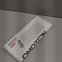 OMOTON Rechargeable Keyboard for Mac, mini Compact Wireless (No Numeric Pad), Stable Bluetooth Connection, Ergonomic Design, Keyboard Compatible with MacBook/iMac/Mac mini - Silverwhite