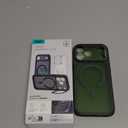 ESR for iPhone 17 Pro Max Case with Stash Stand, Camera Control Cover Compatible with MagSafe, Military-Grade Drop Protection Magnetic Phone Case, Scratch-Resistant Back Cover,Frosted Green