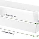 100 Set 7.5 x 3 x 2.5 Inch Charcuterie Boxes with Clear Lids, To Go Packaging Bakery Bread Sandwich Boxes, Rectangular Disposable Paper Storage Containers for Cake Slice Desserts Strawberry
