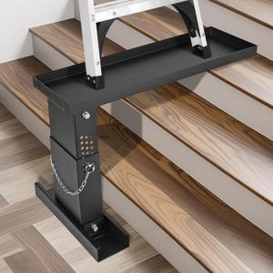 Ladder Extender Pro, Ladder Stabilizer High Strength, Ladder Leveler 13.4-19 Adjustable Height Range for Single and Extension Ladders