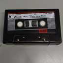 Reberomantic Women Retro Radio Shape Crossbody Bag PU Leather Metal Vintage Evening Clutch Purses