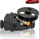 Power Steering Pump Compatible with Chevy Impala Monte Carlo - 2006-2011- V6 3.5L/V8 5.3L - Replacement OE 19369078 88964571- Includes Pulley & Kit