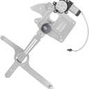 Obaee 741-844 Front Left Driver Side Power Window Regulator with Motor, Compatible with Chevy S10/ GMC Sonoma 1994-2004, Chevy Blazer 1995-2005, Oldsmobile Bravada/GMC Jimmy 1996-2001