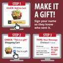 A Gift Inside Sweet Love Chocolate Covered Sandwich Cookies Gift Box for Easter, Mother's Day, Birthday, Thank You