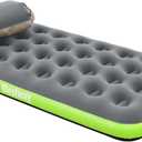 Bestway Roll & Relax Camping Air Mattress Twin 8.75" with Bag Pump