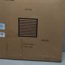 24" x 24" Wood Gable Vent with Metal Screen Large Ventilation Solution, Paintable Finish, Rust-Resistant Mesh for Attics & Gable Vents, Vent Opening: 22" x 22"