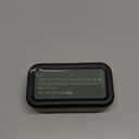 Peakeep Night Light Digital Alarm Clock Battery Operated with Indoor Temperature, Desk Small Clock (Black)