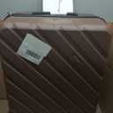 Eeeza Luggage Sets,5 Piece (20"/24"/28"/DB/TB) dark brown