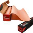 Pink Butcher Paper Roll With Dispenser Box - 17.25 Inch by 175 Foot Roll of Food Grade Peach BBQ Butcher Paper for Smoking Meat - Unbleached, Unwaxed and Uncoated - Made in the USA