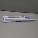 2 x 2PCS Small Tension Curtain Rod 27 to 46 Inch,White Short Curtain Rods No Drilling,Loaded Expandable Spring Curtain Rods for Windows Kitchen,Closet,Cupboard,Door,Bookshelf