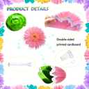 48PCS Spring Summer Sunflower Hanging Swirl Decorations,Sunflower Baby Shower Decor, Flower Party Decorations for Birthday Autumn Easter Party Classroom Decor