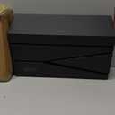 Ydocabinit Wall Mount Mailbox, Large Capacity Mailbox for House, with Flag, Visibility Galvanized Steel Rust-Proof Metal Post Drop Box, Mailboxes for Outside, 15.74"×9.84"×4.33" Solar Lanterns Black