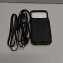 Keallce Case for iPhone 17 Pro Max 6.9'' Case Wallet, Crossbody Zipper Purse with RFID Blocking Card Slots Kickstand, Lanyard & Handstrap Flip Folio Leather Phone Cover for iPhone 17 Pro Max, Black