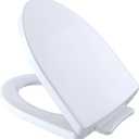 TOTO SS214#01 Soiree SoftClose Elongated Toilet Seat, Cotton White