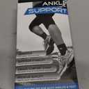 ABIRAM Ankle Brace for Women & Men, Ankle Compression Sleeve with Wrap, Foot Support Sleeve, Ankle Support for Sprained Ankle, Plantar Fasciitis Relief Socks, Achilles Tendonitis, Sports, L