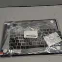 CISSOOK Hard Shell Case for MacBook Air 13.6inch A2681 M2 A3113 M3 Chip 2022-2024, Crystal Black, Includes Keyboard Cover, Screen Protector, Adapter & Camera Cover