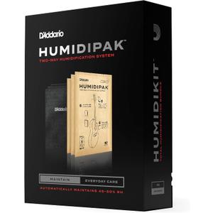 D'Addario Guitar Humidifier System - Humidipak Maintain Kit - Automatic Humidity Control System - Maintenance-Free, Two-Way Humidity Control System For Guitars