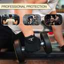 ATERCEL Workout Gloves for Men and Women, Exercise Gloves for Weight Lifting, Cycling, Gym, Training, Breathable and Snug Fit (Black, S)