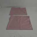 JUSPURBET Pink Velvet Throw Pillow Covers 16x16 Inches Set of 2 with Zipper Decorative Soft Solid Cushion Case for Couch Bed Sofa
