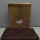 Hosuly Banister Guard 15 x 2.6 ft Balcony Netting for Kids Pets Stairway Safety Net Baby Fence Door Balcony Netting Safety Mesh Stair Net with No Drilling for Apartment Railing(Brown)