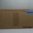 Aheaplus Rotating Bookshelf, 4-Tier Corner Bookshelf, 360 Display Wood Spinning Bookshelf, Floor Standing Bookcase Narrow Shelf Revolving Organizer Storage Rack for Small Space, Study Room, White