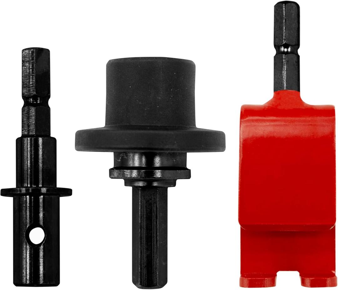 Eskimo 42494 Quick Connect Kit, Drill-Adaptive Augers, Red