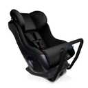 Clek Fllo Convertible Car Seat - Compact Design for 3-Across Seating, Extended Rear-Facing with Anti-Rebound Bar and Flame Retardant-Free (Railroad Ziip)