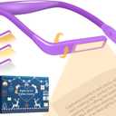 Mothers Day Gifts for Mom Wife: Neck Reading Lamp Purple Gifts for Women Book Lovers Knitting Crochet Accessories, Mother's Day Gifts for Grandma Nana Mothers Day Presents for Readers Sewing Supplies (Violet)