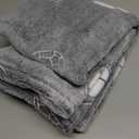 Sviuse Glow in The Dark Soccer Blanket Glow Soccer Blankets for Kids and Adults Soft Cozy Football Fans Gifts Sports Ball for Boys Men Throw Balls Decor (Glow Soccer, 50" X 60")