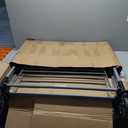 Rubbermaid Commercial Products, Collapsible X Cart, Black, Steel 8 Bushel Bin, Commercial Laundry Cart with Wheels for Hotel/Nursing Home/Home/College Easily Move Laundry/Supplies/Groceries