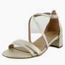 Naturalizer Women’s June Strappy Low Block Heel Dress Sandal 9-9.5