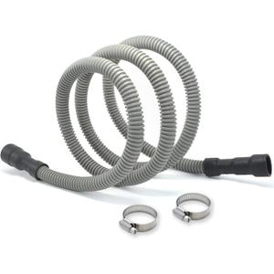 Universal Dishwasher Drain Hose - 10 Ft Discharge Hose - Corrugated and Flexible Dishwasher Hose Drain Replacement with Clamp