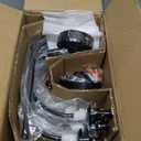 Black Farmhouse Chandeliers, 8 Light Rustic Iron Chandeliers, Classic Candle Ceiling Hanging Pendant Light Fixture for Living Room, Kitchen Island, Foyer, Dining Room Lighting Fixtures