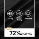 MAGCOMSEN Men's Polo Shirts Short Sleeve Cotton Pique 3 Button Classic Fit Casual T-Shirt Performance Golf Shirts (Black, M)