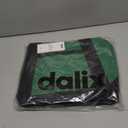 DALIX 14" Small Duffle Bag Two Toned Gym Travel Bag (Dark Green)